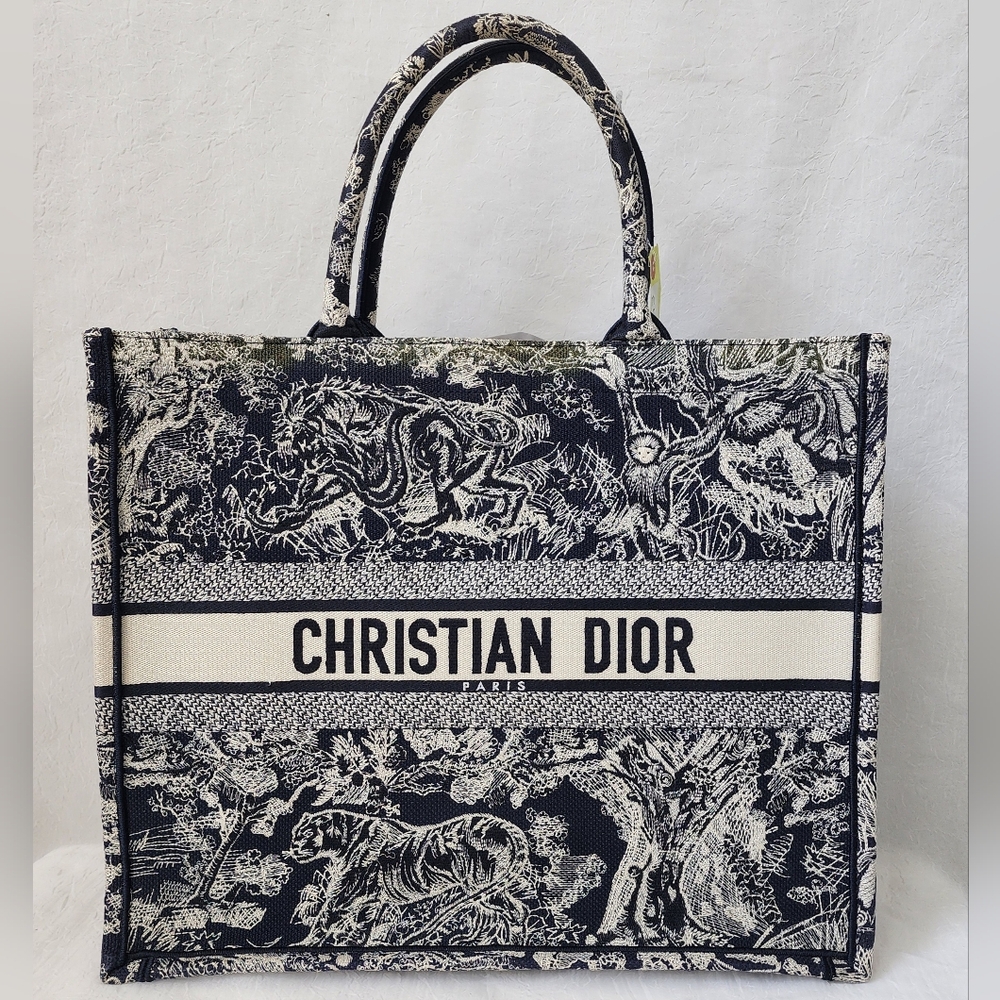Auth Dior Book Tote Large Bag - Picture 3 of 14